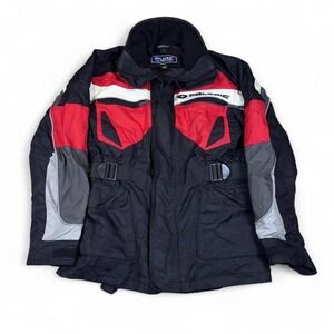 Polaris Pure Free Ride Snowmobile Jacket Black Red Gray Men's S